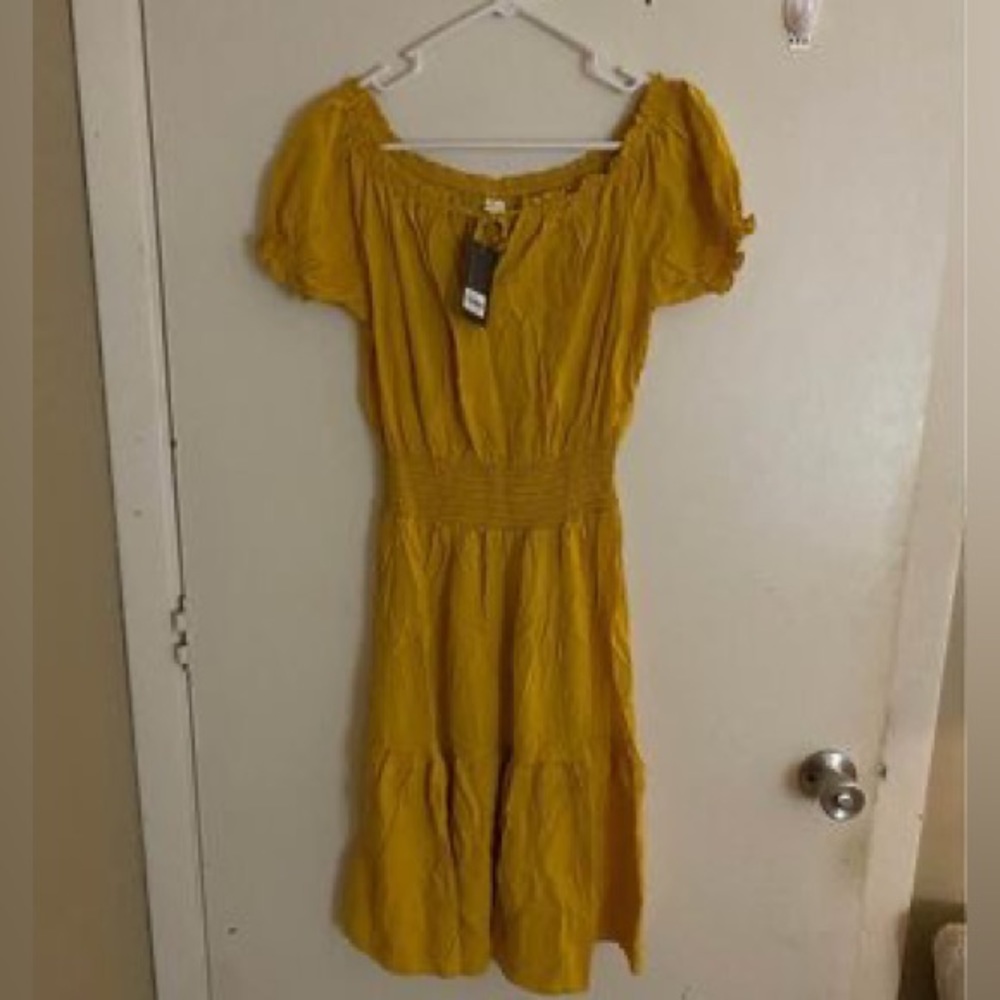 Yellow dress